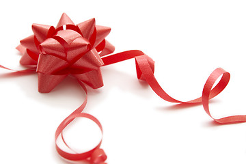 Image showing Red bow