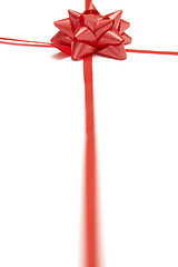 Image showing Red bow