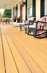 Image showing Front Porch of Traditional Home