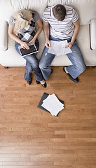 Image showing Couple Managing Personal Finances