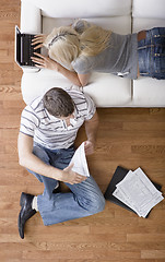 Image showing Couple Managing Personal Finances