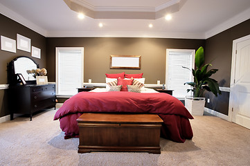 Image showing Large Bedroom Interior