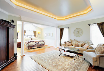 Image showing Upscale Master Suite Interior