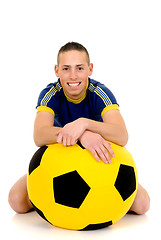 Image showing Play soccer, football