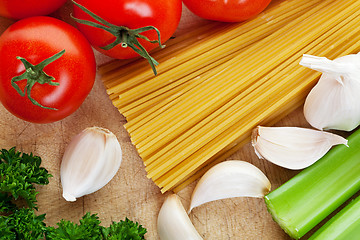 Image showing Spaghetti With Vegetables