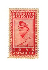 Image showing italian stamp