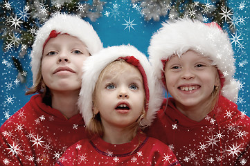 Image showing Christmas portraits