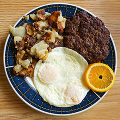 Image showing American breakfast