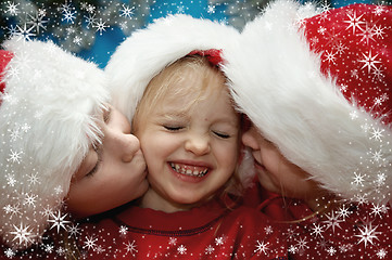 Image showing Christmas portraits