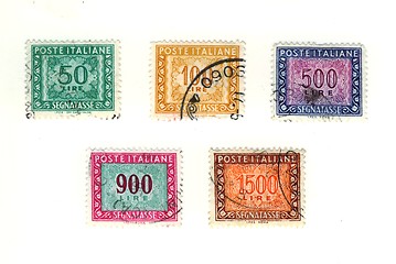 Image showing italian stamp