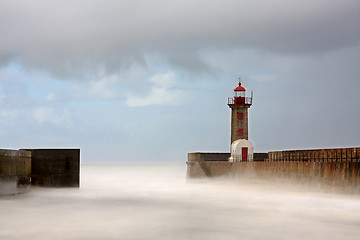 Image showing Lighthouse, Foz do Douro, Portugal