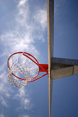 Image showing basketball table, colective sport