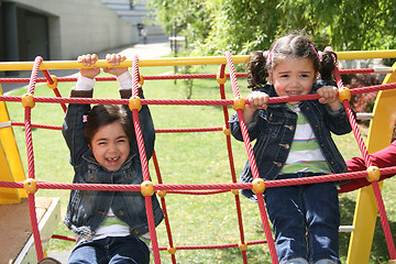 Image showing children in a fun park