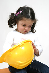 Image showing future engineer girl