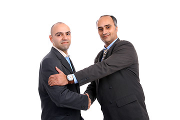 Image showing business shake hand