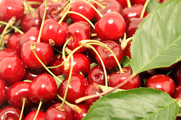 Image showing beautiful and tasty cherries