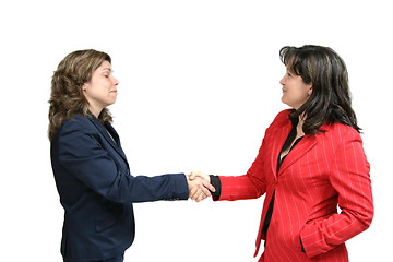 Image showing business shake hand