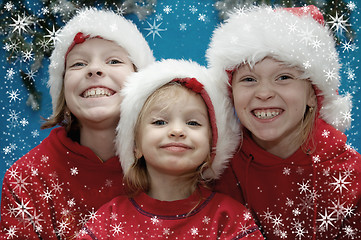 Image showing Christmas portraits