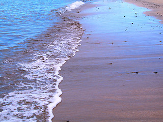 Image showing blue beach