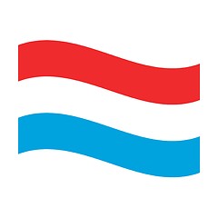 Image showing flag of luxembourg