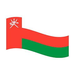 Image showing flag of oman