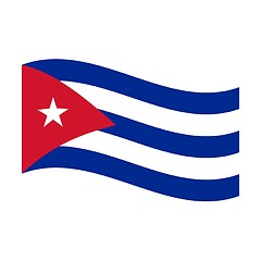 Image showing flag of cuba