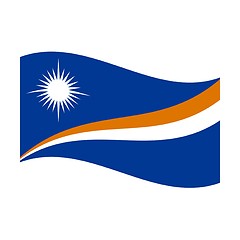 Image showing flag of marshall islands