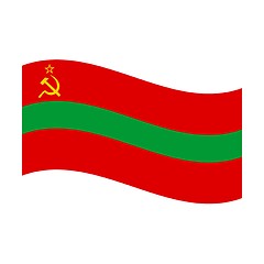 Image showing flag of transnistria