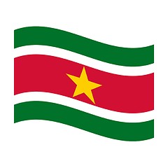 Image showing flag of suriname