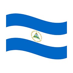 Image showing flag of nicaragua