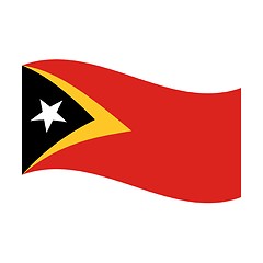 Image showing flag of east timor