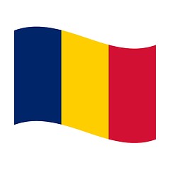 Image showing flag of chad