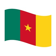 Image showing flag of cameroon