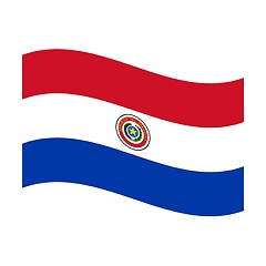 Image showing flag of paraguay