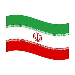 Image showing flag of iran