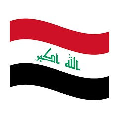 Image showing flag of iraq