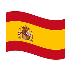 Image showing flag of spain