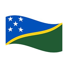 Image showing flag of solomon islands