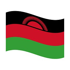 Image showing flag of malawi