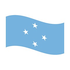 Image showing flag of micronesia