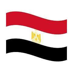 Image showing flag of egypt