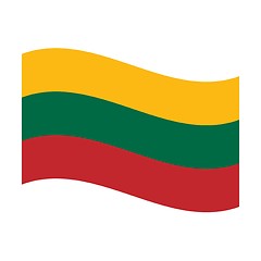 Image showing flag of lithuania