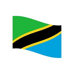 Image showing flag of tanzania
