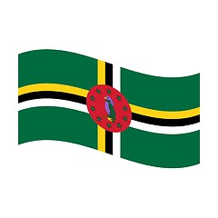 Image showing flag of dominica