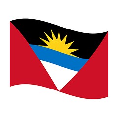 Image showing flag antigua barbuda