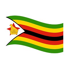 Image showing flag of zimbabwe