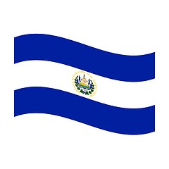 Image showing flag of el salvador