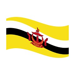 Image showing flag of brunei