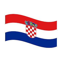 Image showing flag of croatia