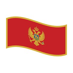 Image showing flag of montenegro